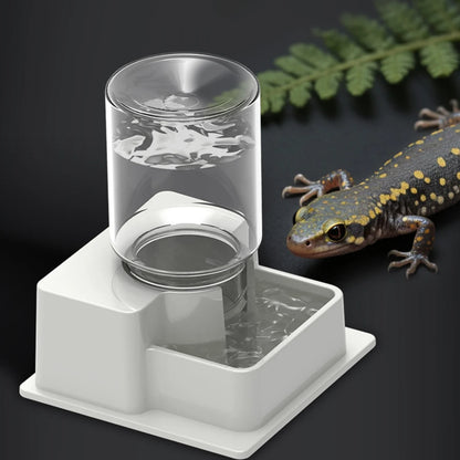 Automatic Reptile Water Dispenser – Bottle Dish for Lizards, Turtles & Amphibians