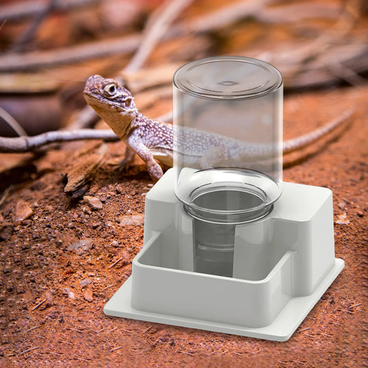 Automatic Reptile Water Dispenser – Bottle Dish for Lizards, Turtles & Amphibians