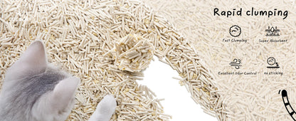 Eco-Friendly Tofu Cat Litter – Biodegradable, Flushable & Clumping | Cococat Jasmine Scent
