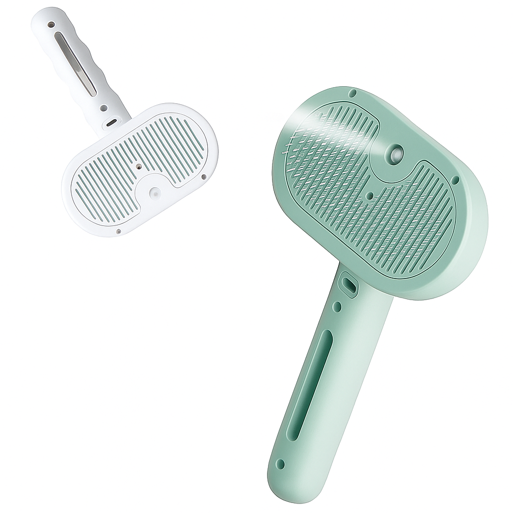 Pet Grooming Mist Spray Comb – Dematting Brush & Hair Remover for Dogs & Cats