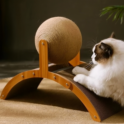 Sisal Cat Scratcher – Indoor Toy for Cats & Rabbits