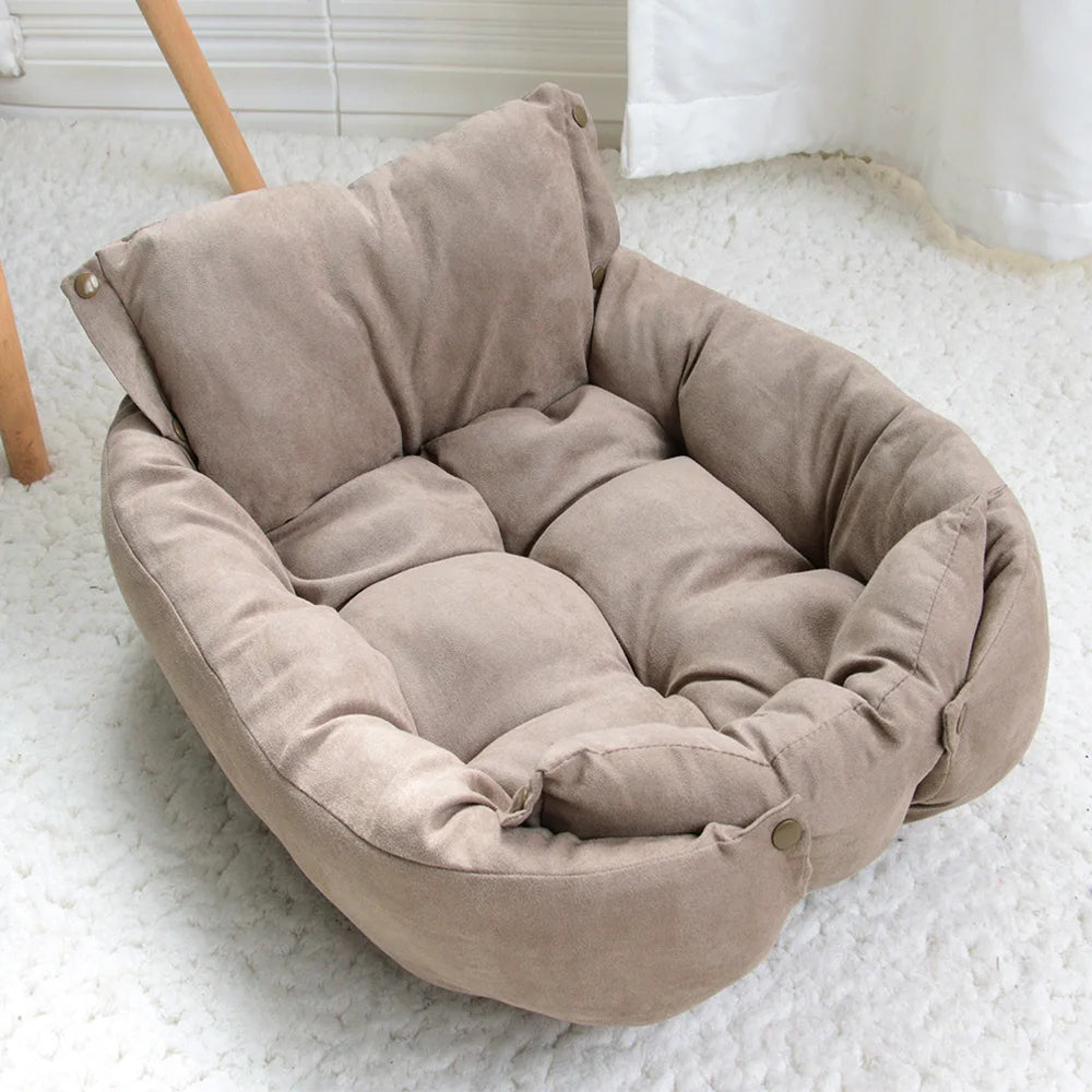 3-in-1 Dog Bed Mat - Multifunction Warm Pet Sofa Cushion for Dogs & Cats