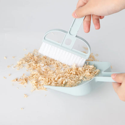Pet Dustpan & Broom Set – Waste Cleaning Set for Hamsters, Rabbits & Guinea Pigs