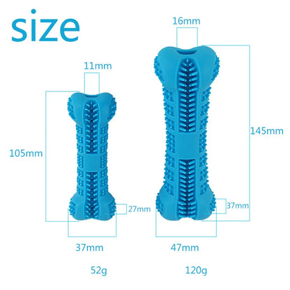 360° Dog Toothbrush Chew Toy – Soft Rubber Dental Stick for Puppies & Small Dogs