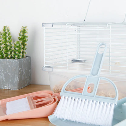 Pet Dustpan & Broom Set – Waste Cleaning Set for Hamsters, Rabbits & Guinea Pigs