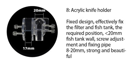 Aquarium Filter Stainless Steel External Filter Accessories Inlet and Outlet Water Remove Oil Film Lily Tube Aquarium filter
