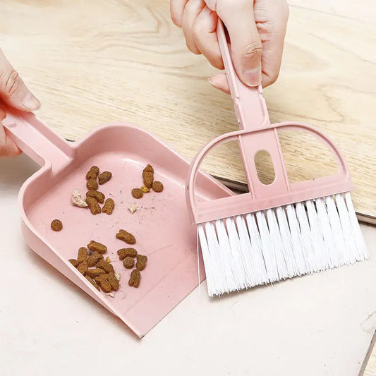Pet Dustpan & Broom Set – Waste Cleaning Set for Hamsters, Rabbits & Guinea Pigs