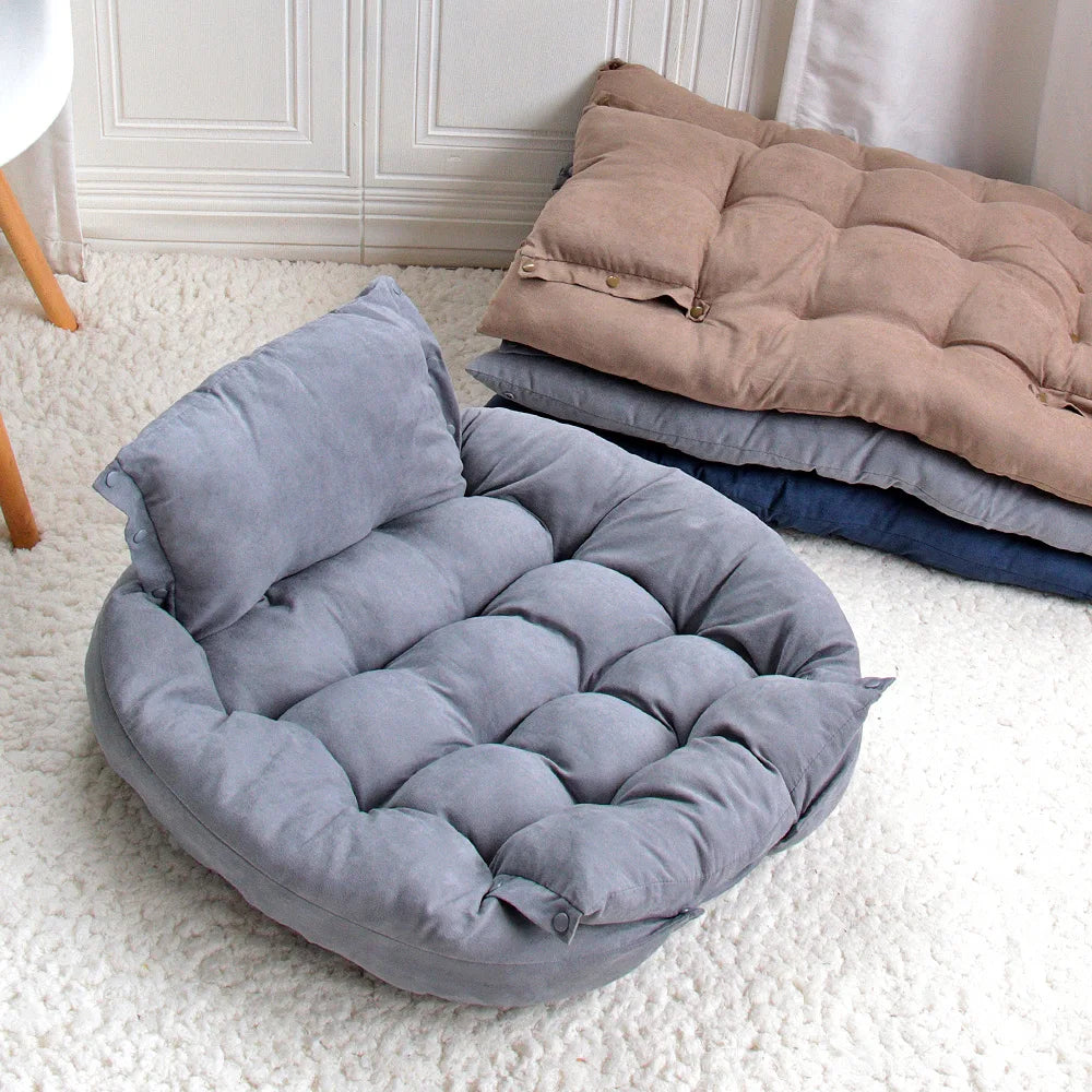 3-in-1 Dog Bed Mat - Multifunction Warm Pet Sofa Cushion for Dogs & Cats