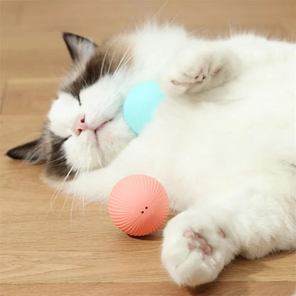 Smart Interactive Pet Toy Ball – USB Automatic Bouncing for Dogs & Cats