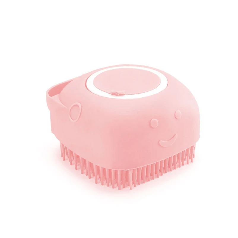 Pet Bath Massage Cube - Silicone Grooming Tool for Dogs & Cats