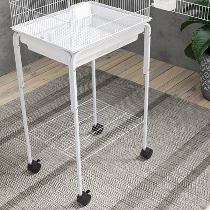 Bird Cage 124cm with Stand - Metal Cage for Budgies, Finches & Parakeets
