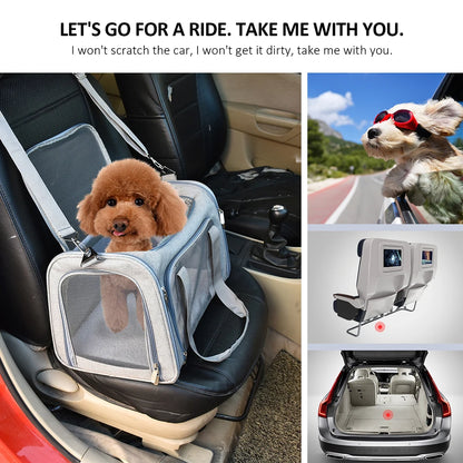 Dog & Cat Carrier Backpack – Soft-Sided, Airline-Approved Travel Bag