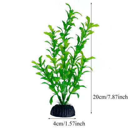 Artificial Aquarium Decoration Plant Plastic Water Grass