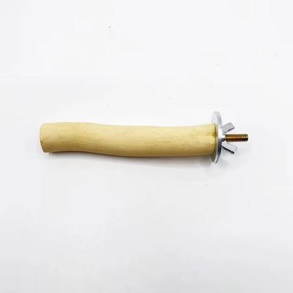 Natural Wood Fork Perch – Hanging Swing Branch Toy for Bird Cages