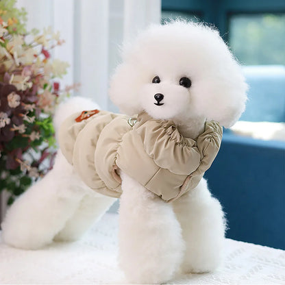 Winter Dog Coat - Soft Warm Padded Jacket for Small & Medium Dogs
