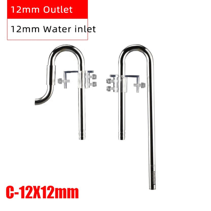 Aquarium Filter Stainless Steel External Filter Accessories Inlet and Outlet Water Remove Oil Film Lily Tube Aquarium filter