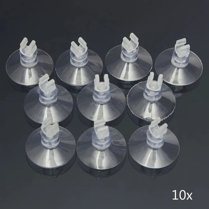10pcs Rubber Aquarium Fish Tank Suction Cup Sucker Holders for Air Line Tube Hose Pump