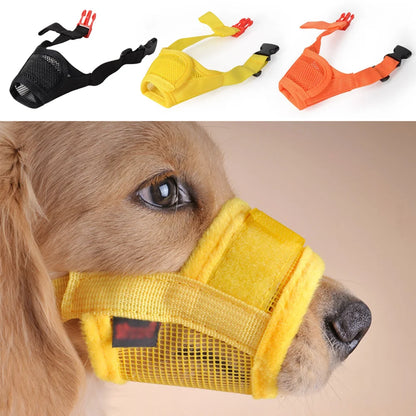Dog Muzzle - Adjustable Mesh Breathable Anti-Barking & Anti-Biting Muzzle