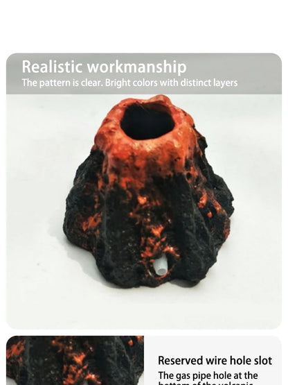 Aquarium Volcano Air Stone – Bubble Aerator with ABS Volcanic Bubbler