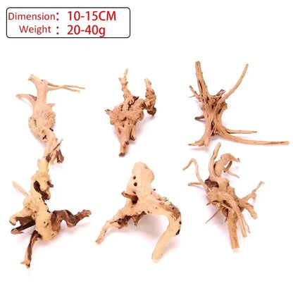 Natural Driftwood Roots – Small Aquarium Decoration & Habitat Ornament