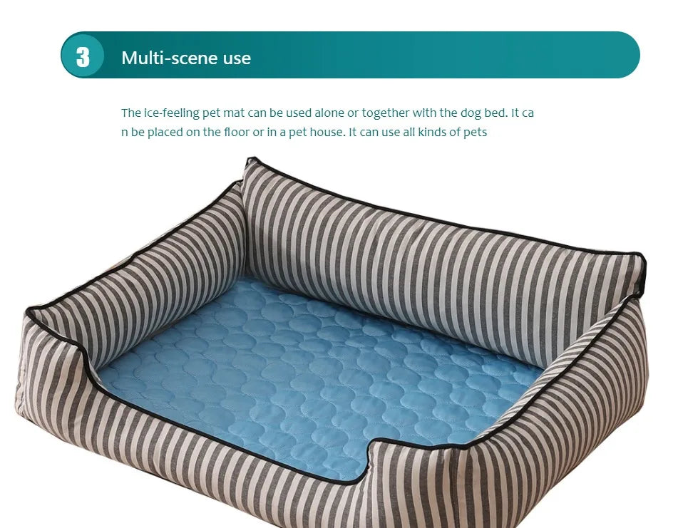 Cooling Beds For Pets – Washable Gel Pad for Dogs & Cats