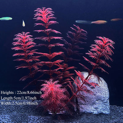 Artificial Aquarium Decoration Plant Plastic Water Grass