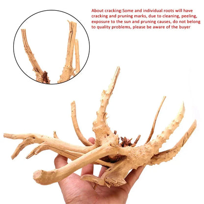 Natural Driftwood Roots – Small Aquarium Decoration & Habitat Ornament