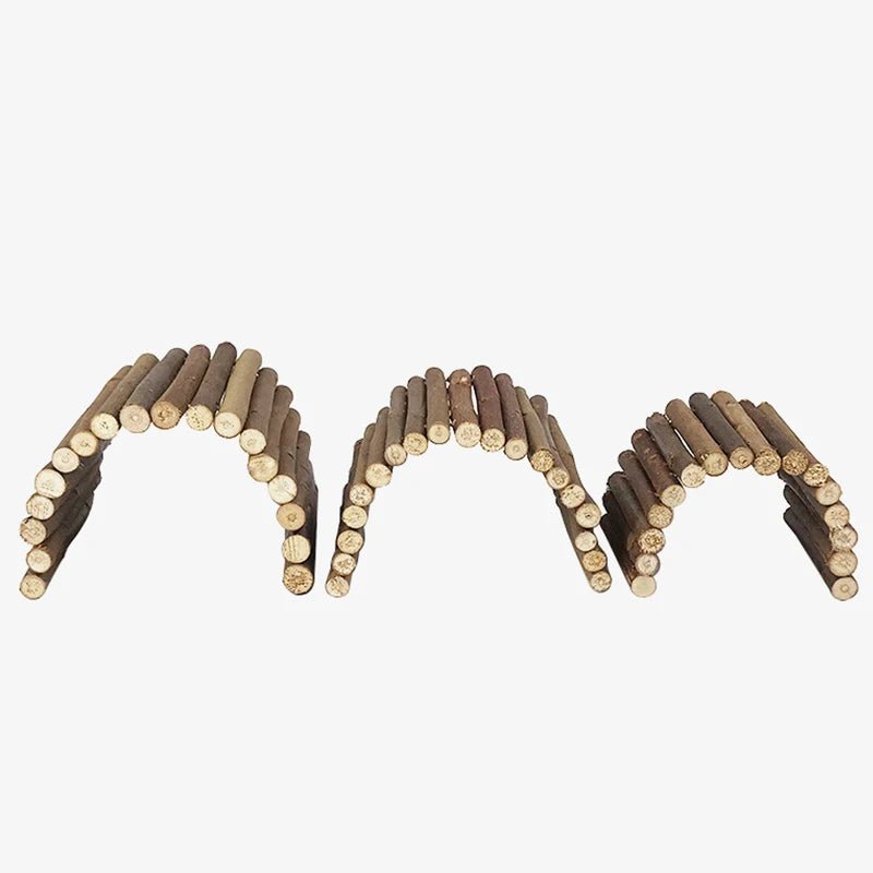 Willow Branch Chew Toy - Natural Climbing Ladder & Bridge for Small Pets - The Best For Pets