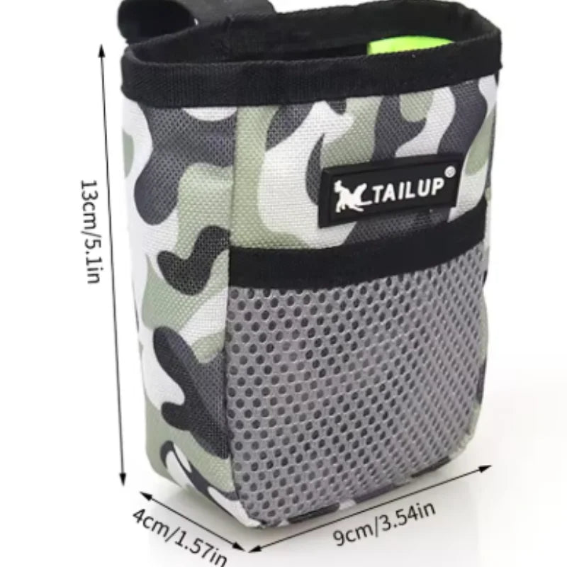 Dog Training Treat Bag - Portable Waist Pouch with Large Capacity for Outdoor Training