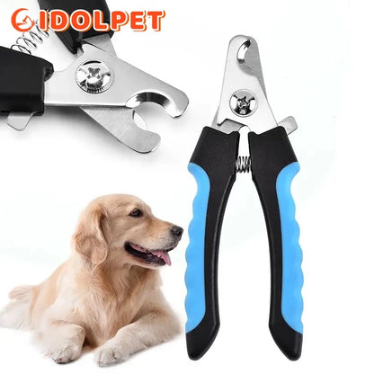 Professional Pet Nail Clipper – Safety Guard & Stainless Steel Blades