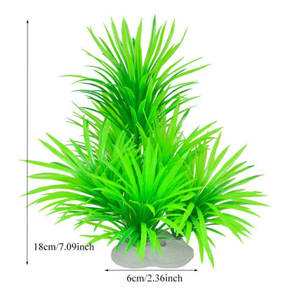 Artificial Aquarium Decoration Plant Plastic Water Grass