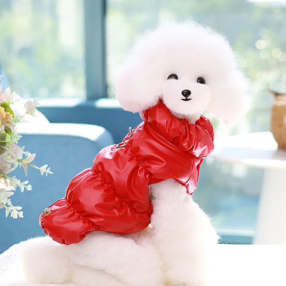 Winter Dog Coat - Soft Warm Padded Jacket for Small & Medium Dogs