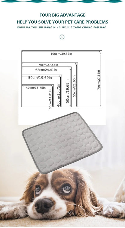 Cooling Beds For Pets – Washable Gel Pad for Dogs & Cats