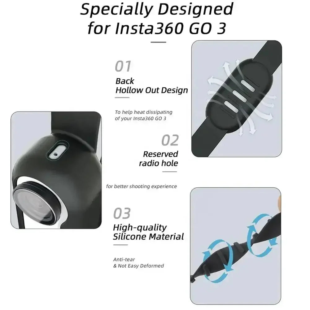 Pet Collar Camera 1080P - Mini Sports Action Camera with 200-Min Battery