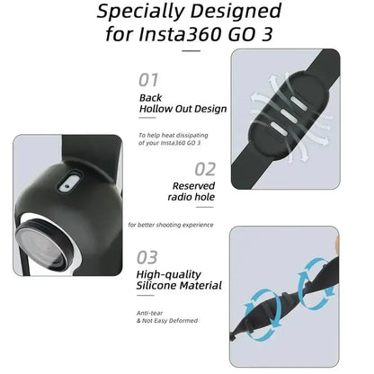 Pet Collar Camera 1080P - Mini Sports Action Camera with 200-Min Battery