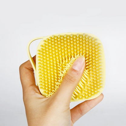 Pet Bath Massage Cube - Silicone Grooming Tool for Dogs & Cats