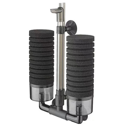 Aquarium Bio Sponge Filter – Air-Powered Skimmer & Water Cleaner