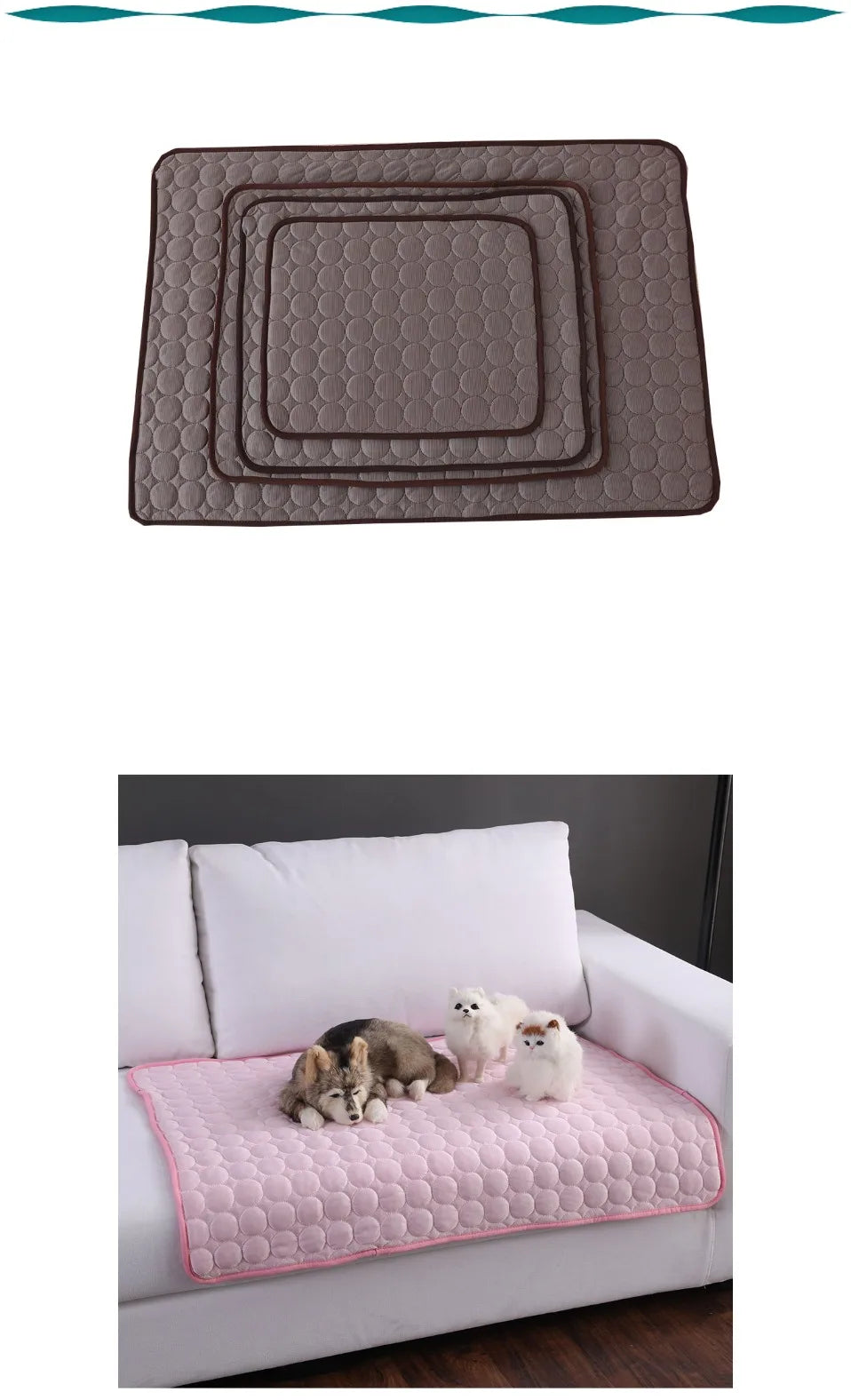 Cooling Beds For Pets – Washable Gel Pad for Dogs & Cats