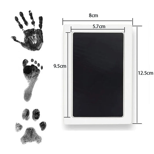 Paw Print Ink Pad Kit – Safe, Non-Toxic Inkless Pad for Pet & Baby Keepsake Prints