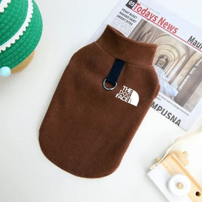 Dog Fleece Sweater Vest - Warm Autumn Winter Sweater for Small Dogs