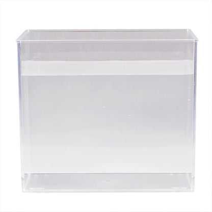 Aquarium Starter Kit – Square Tank with Clamp Light for Desk Decor