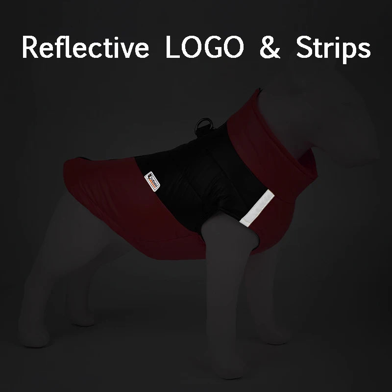 Waterproof Dog Jacket - Winter Warm Coat for Small & Large Dogs