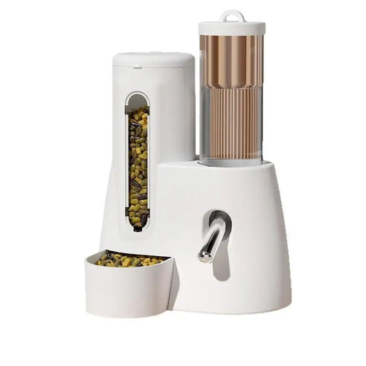 2-in-1 Hamster Feeder & Water Dispenser – Large Capacity Automatic Dispenser, Leak proof