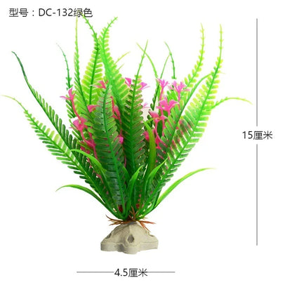 Artificial Aquarium Decoration Plant Plastic Water Grass