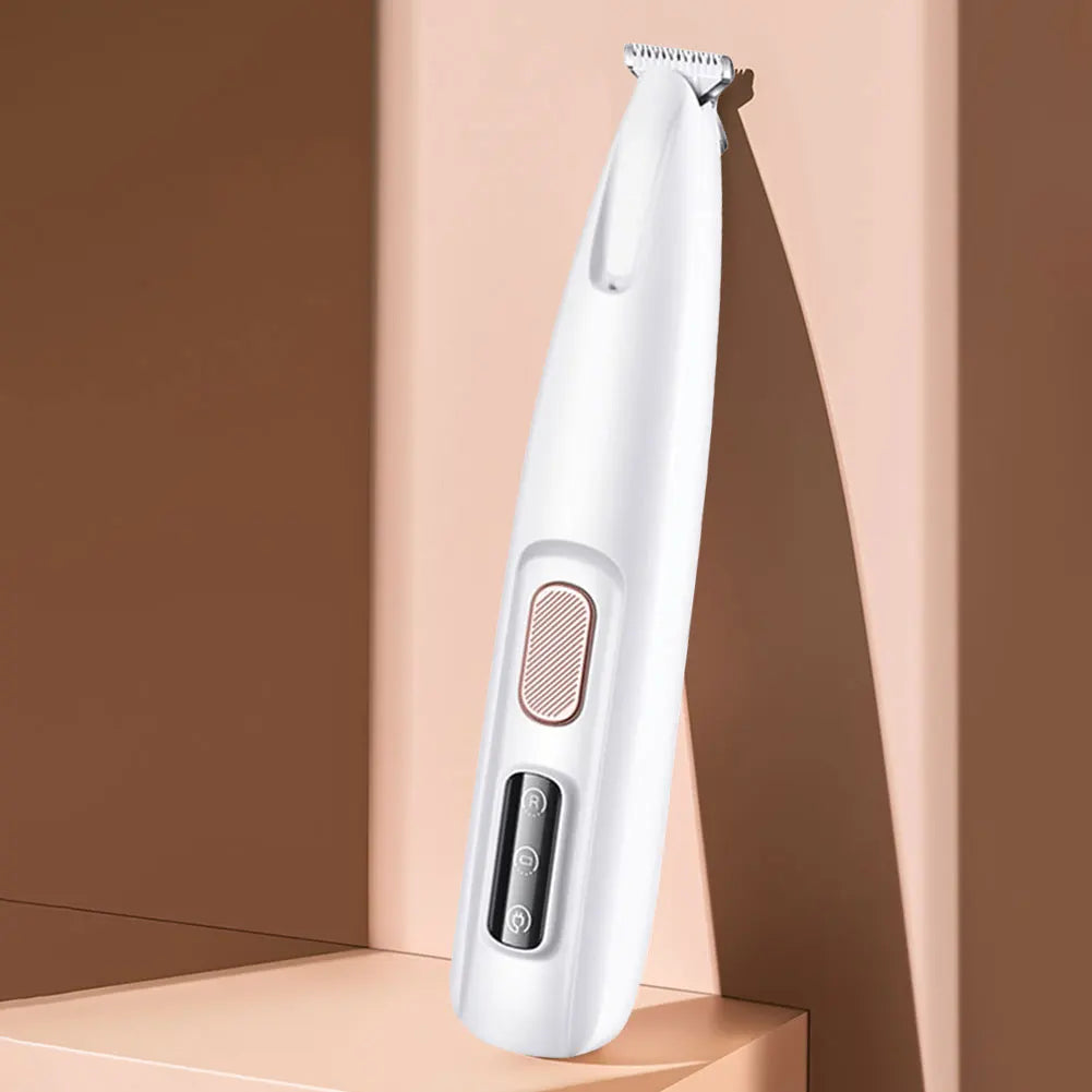 LED Grooming Clippers for Pets – 18mm Blade for Paws, Ears & Face