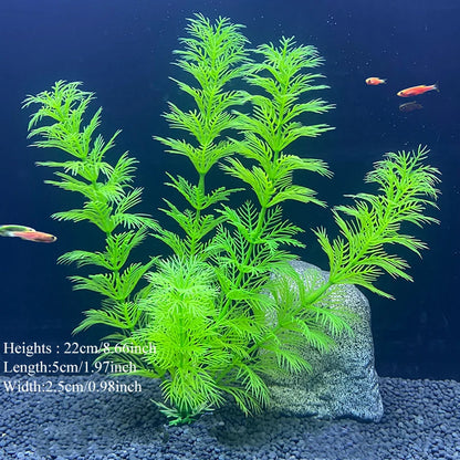 Artificial Aquarium Decoration Plant Plastic Water Grass