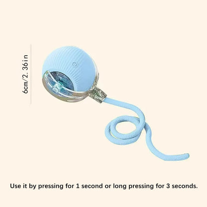 Smart Interactive Pet Toy Ball – USB Automatic Bouncing for Dogs & Cats