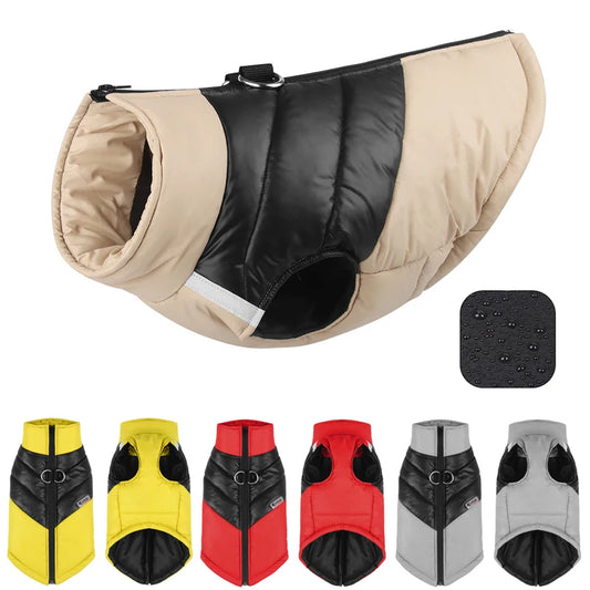 Waterproof Dog Jacket - Winter Warm Coat for Small & Large Dogs