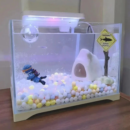Warning Signs Ornament – Aquarium Decoration & Fish Tank Background