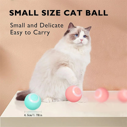 Smart Interactive Pet Toy Ball – USB Automatic Bouncing for Dogs & Cats